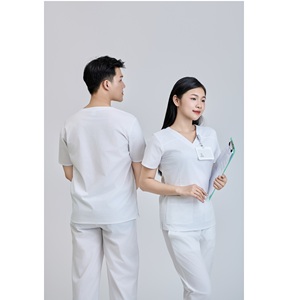 Uniforme Médico (Tela WFX-CVC) Uniforme de Hospital FMF Conjunto de Uniforme Médico Unisex-Algodón-Poliéster-Elastano - Product Image 5