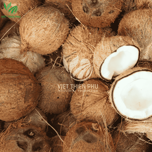 Noix de coco semi-décortiquée fraîche de haute qualité, naturelle, brune, marque VTP, 100% issue de noix de coco fraîches, directement du Vietnam, approvisionnement direct - Product Image 3