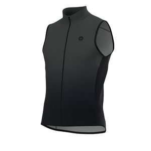 Gilet de sport d'extérieur coupe-vent gris - Product Image 1