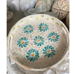 Laca Madre de perla Bandeja Hueso incrustaciones Bandejas Hecho en Vietnam Alta calidad al por mayor - Product Image 1