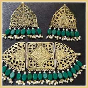 BEST QUALITY LIGHTWEIGHT AFGHAN <b>BRIDAL</b> <b>JEWELRY</b> NECKLACE <b>SETS</b> HOT SALE EARRING <b>SET</b> for WOMENS & GIRLS <b>BRIDAL</b> <b>JEWELRY</b> OEM ODM - Product Image 3