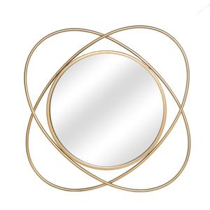 Well Selling Iron <b>Mirror</b> Art <b>Irregular</b> Circular Living Room Metal Frame Wall <b>Mirror</b> Decor Christmas Vintage Luxury Space Casual - Product Image 1