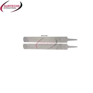 Pacha Tools-Lima de mano de acero al carbono de 8 pulgadas, escofina plana multifacética de acero inoxidable para instrumentos quirúrgicos - Product Image 5