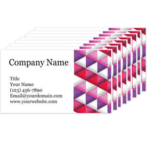 Venta al por mayor Triángulos Festivos Tarjetas de Visita 40 + Diseños PARA EL Máximo Impacto Material de Cartón Redefinido Concepto de Tarjeta de Visita - Product Image 6