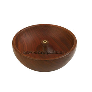 Handmade High Quality Round Wooden <b>Incense</b> <b>Holder</b> <b>Stick</b> Neatly Keeps Ash <b>for</b> Home Office Sacred Spaces Aromatherapy Diffuser - Product Image 1