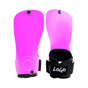 Neoprene Padded Natural Rubber <b>Hand</b> <b>Grips</b> CrossFit Calleras Gym Workout Training Palm Protectors for Pull Ups Hanging <b>Grip</b> - Product Image 6