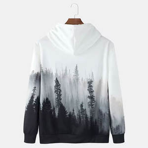 Sudaderas con capucha de sublimación para hombre con estampado digital Diseño único Tendencia superior Tarifa barata Sudaderas con capucha de sublimación transpirable para hombre con el mejor material - Product Image 2