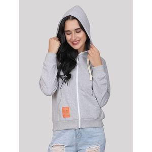 Sweat-shirt à capuche pour femme, respirant, 100% coton, manches longues, pour l'hiver - Product Image 3