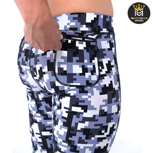 Leggings de camouflage ODM OEM personnalisés de la plus haute qualité bon fournisseur Make Your Own Men Camouflage Legging - Product Image 6