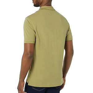 Polo manches courtes de haute qualité pour hommes taille XL Broderie personnalisée style décontracté intelligent anti-rides en tricot solide Go - Product Image 2