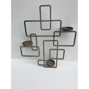 เชิงเทียนแกะสลักสไตล์โบราณแบบไร้กาลเวลาสีดำขัดเงาสีเงินและสีทองเหมาะสำหรับตกแต่งสวน - Product Image 4