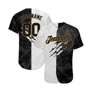 Dernier modèle de maillot de baseball pour hommes et femmes, couleur unie, taille personnalisée, vêtements de sport unisexes respirants, vêtements de baseball et de softball - Product Image 3