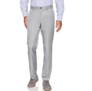 Pantalon habillé uni pour hommes, vêtements d'extérieur respirants, pantalon habillé décontracté formel pour le bureau à vendre - Product Image 5