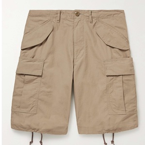 กางเกงขาสั้นคาร์โก้ผ้าฝ้ายคุณภาพสูงสั่งทำพิเศษ 4 กระเป๋า แห้งเร็ว สไตล์ลำลอง ใส่สบาย เหมาะสำหรับฤดูร้อน ผู้ชาย - Product Image 2