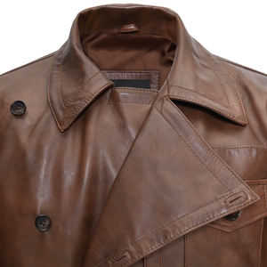Chaqueta de Cuero para Hombre de Alta Calidad, Hecha a Medida, Estilo Urbano, con Cierre, Chaquetas de Cuero Personalizadas, Chaquetas de Cuero Casuales - Product Image 3