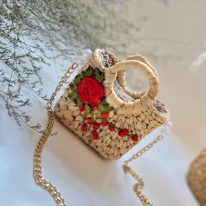 Venta al por mayor de jacinto de agua de paja bolsos de las mujeres bolsos colección de mujer - Product Image 6