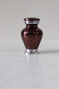 Meilleur vente en gros de mini urnes en métal en aluminium Offre Spéciale crémation, urne funéraire en métal urne souvenir pot commémoratif pour cendres humaines par HHO - Product Image 4