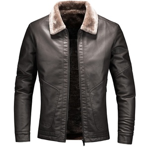 2025 Most Popular High Street Custom <b>Men's</b> Genuine Cowhide Leather <b>Jacket</b> Stand Collar Quick Dry Breathable Winter Pakistan Made - Product Image 4