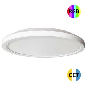 Surface-mounted LED <b>ceiling</b> <b>light</b> with color temperature selection button, 18W, 220mm. (F-Bright 2801573) - Product Image 1