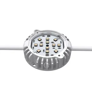 Ritaglio 62mm DC24v IC RGB lampade pixel led 4w IP67 copertura cupola led pixel punto di luce