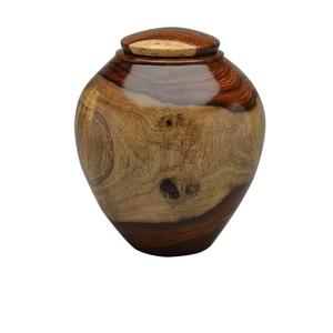 Elegante estilo europeo, urnas de cremación de madera para adultos, acabado Natural, recuerdo conmemorativo funerario para cenizas - Product Image 4