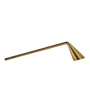 Candelabro de Navidad de Metal Snuffer Decoración de lujo para el hogar Iluminación Diseño clásico Abatidor de velas de Metal con acabado dorado - Product Image 1