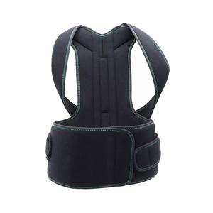 เข็มขัดพยุงเอวหลังปรับท่าทางเข็มขัดทางการแพทย์คาดเอวหลังเอวยางยืดเข็มขัดพยุงหลังเอวสีดำสำหรับทุกเพศ - Product Image 2