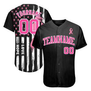 Maillot de polyester à séchage rapide respirant de coupe athlétique personnalisé de qualité supérieure pour hommes femmes maillots de baseball uniformes d'équipe sportive pour jeunes - Product Image 3