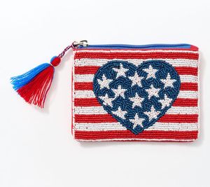 Elegante bolsa de monedas de lujo USA Paw bordado de cuentas hecho a mano lindo de moda hermoso nuevo diseño de moda de la India - Product Image 6