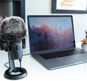 Dongtai bọt biển Micro lông kính chắn gió muff-mic gió Bìa lông Pop lọc như bọt Bìa Tương thích với màu xanh YETI Nano - Product Image 6