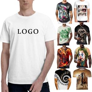 Camiseta transpirable de algodón para gimnasio Atlético OEM para hombre, Camiseta con estampado de logotipo personalizado, camiseta ajustada en blanco lisa - Product Image 5