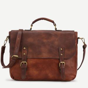 Sac de messager Vintage pour ordinateur portable de 16 pouces, sac de messager pour ordinateur portable de bureau, sacs d'accessoires pour ordinateur portable de collège - Product Image 2