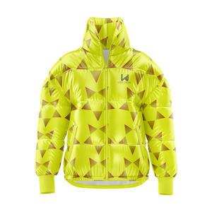 Veste bomber matelassée légère imperméable confortable à col roulé unisexe à prix personnalisé, impression personnalisée - Product Image 6