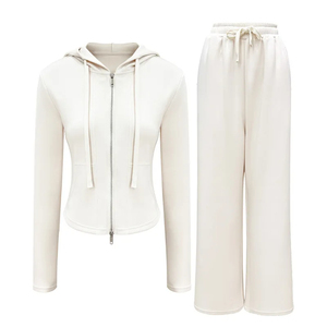 Custom Slim Fit Running Swear Suit Chándal Venta al por mayor Mujeres Trajes de chándal - Product Image 3