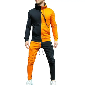 Chándal de bloque de color personalizado, chándal para correr, conjunto de dos piezas para mujer, chándal por sublimación para correr - Product Image 4