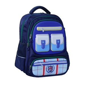 Mochila Escolar Unisex Impermeable de Poliéster con Cierre, Capacidad de 7-9 kg para Estudiantes, Bolso Moderno para Niños, Vietnam - Product Image 2