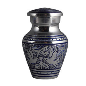 Urnes de crémation pour les humains-Urne durable écologique en aluminium de style européen pour les cendres funéraires - Product Image 5