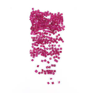 Natural Bangkok Ruby <b>Beads</b> AAA Grade Calibrated Squares 3mm-6mm GIA Certified Variety Cushion Marquise Brilliant Cut 8mm - Product Image 1