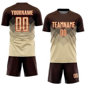Producto de venta superior, camisetas de fútbol ajustadas, venta al por mayor, sublimación, conjunto completo, uniforme de fútbol, precio bajo - Product Image 5
