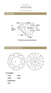 B2B เก็บสายสำหรับ Gia ได้รับการรับรองว่าเป็นเม็ดเพชรกลมสีขาวบริสุทธิ์2.00 CT J Color FL flow ความบริสุทธิ์ผ่านการเจียระไนมาแล้ว - Product Image 4