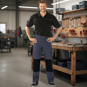 PLANAM 320 Talla 52 Perchas para Pantalones y Faldas de Lona Gris/Negro - Product Image 3