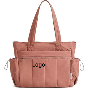 Túi xách nữ nhẹ, cỡ lớn, chống thấm nước, kiểu may chần bông, có ngăn đựng laptop, dùng hàng ngày và đi du lịch - Product Image 1