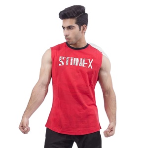 Camiseta sin Mangas Transpirable de Secado Rápido para Hombre, Camiseta Deportiva para Gimnasio con Logotipo y Diseño Personalizables en la Parte Delantera - Product Image 1
