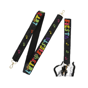 Custom Handmade 2-Inch Adjustable <b>Beaded</b> Metal Shoulder Straps <b>Direct</b> From Factory-Personalized Hand <b>Beaded</b> Purse Belts - Product Image 4