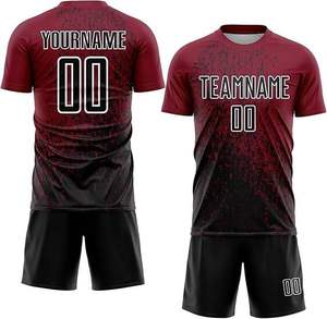 Venta al por mayor mejor 2025 personalizado sublimado uniforme de fútbol Slim Fit transpirable Jersey Set para equipos con servicios de OEM - Product Image 3