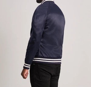 Classic Letterman <b>Varsity</b> <b>Jacket</b> Men <b>Women</b> Stand Collar <b>Bomber</b> <b>Jacket</b> Custom Front Logo Retro Baseball College Streetwear - Product Image 2