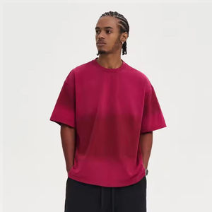 Camisetas Extra Grandes Personalizadas de Alta Calidad, Estilo Vintage con Lavado Ácido, 100% Algodón, Nuevas, Transpirables, para Hombre, Precio Bajo - Product Image 3