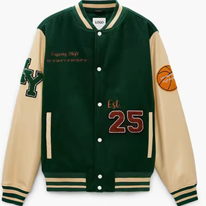 Meilleure prime haute hommes collège vol lettre hommes varsity vestes nouveau chaud personnalisé fait 2023 Pakistan vente en gros veste de Baseball - Product Image 3