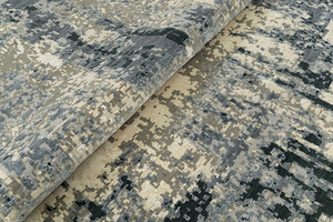 Alfombras de lana hechas a máquina, juego de alfombras de área con patrón abstracto bordado artístico hecho a mano para la comodidad, transforma tu espacio - Product Image 6