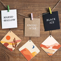 Désodorisants de voiture personnalisés en tablettes de papier parfumées pour suspension au rétroviseur – Cadeaux idéaux pour amis et famille